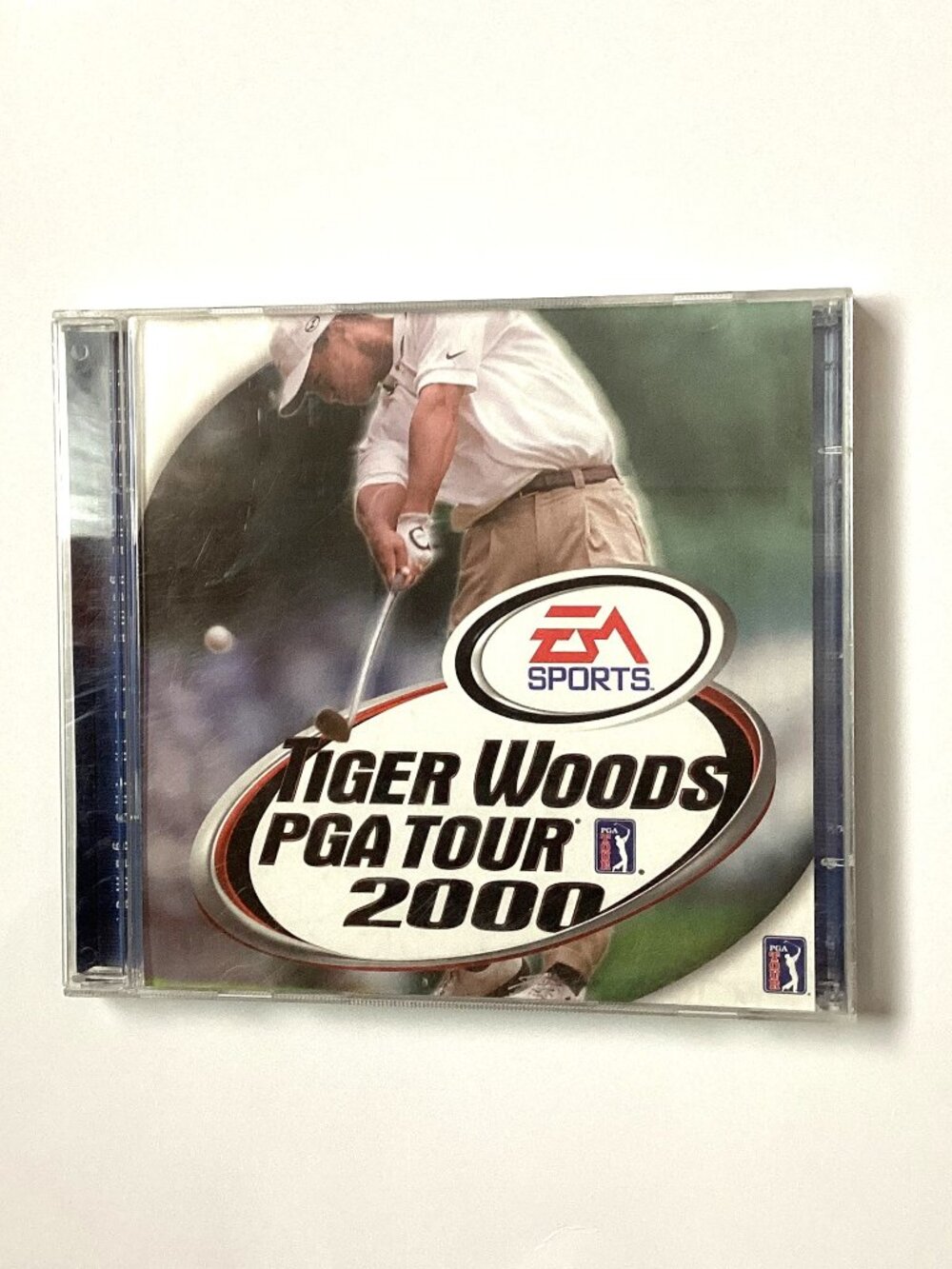 Tiger Woods PGA Tour 2000 PC CD Rom 2 Disc Set Course Builder EA Sports